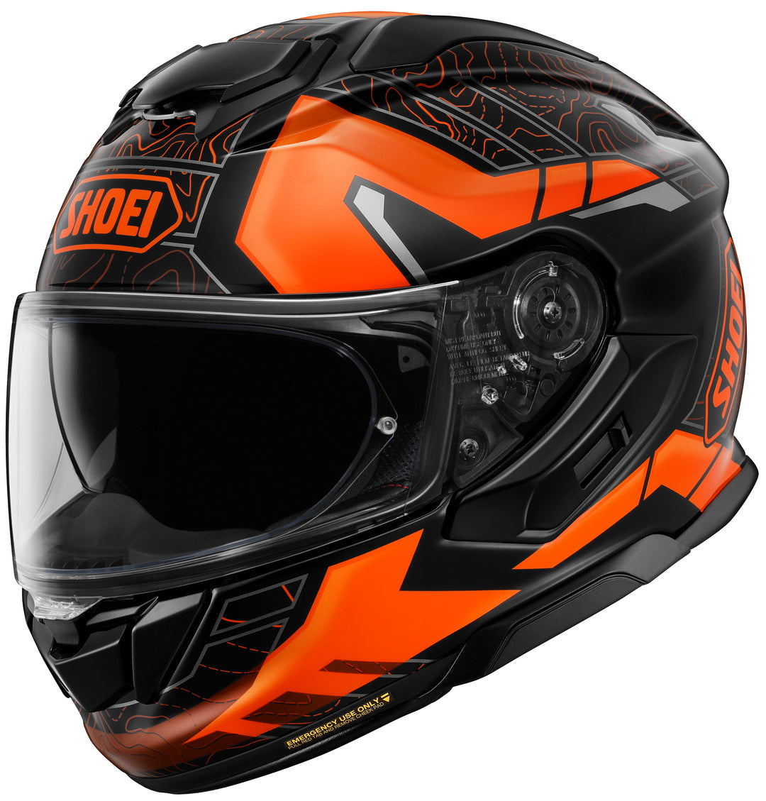 Shoei GT-Air 3 Hike Helmet - TC-8 Orange/Black