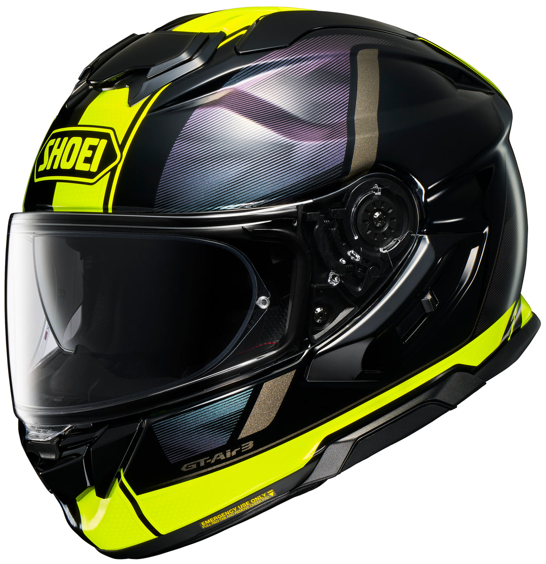 Shoei GT-Air 3 Scenario Helmet - TC-3 Black/Hi-Viz