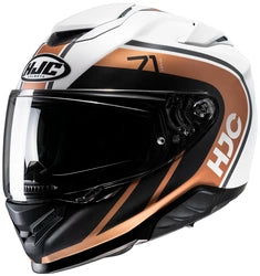 HJC RPHA 71 MAPOS HELMET - MC-9 SF - WHITE/COPPER