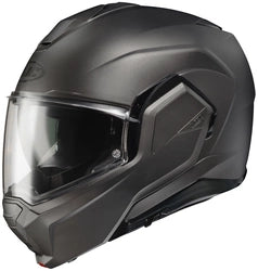 HJC i100 MODULAR HELMET - SEMI-FLAT TITANIUM