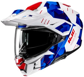 HJC i80 ROKI ADVENTURE MODULAR HELMET - MC-21 WHITE/BLUE/RED