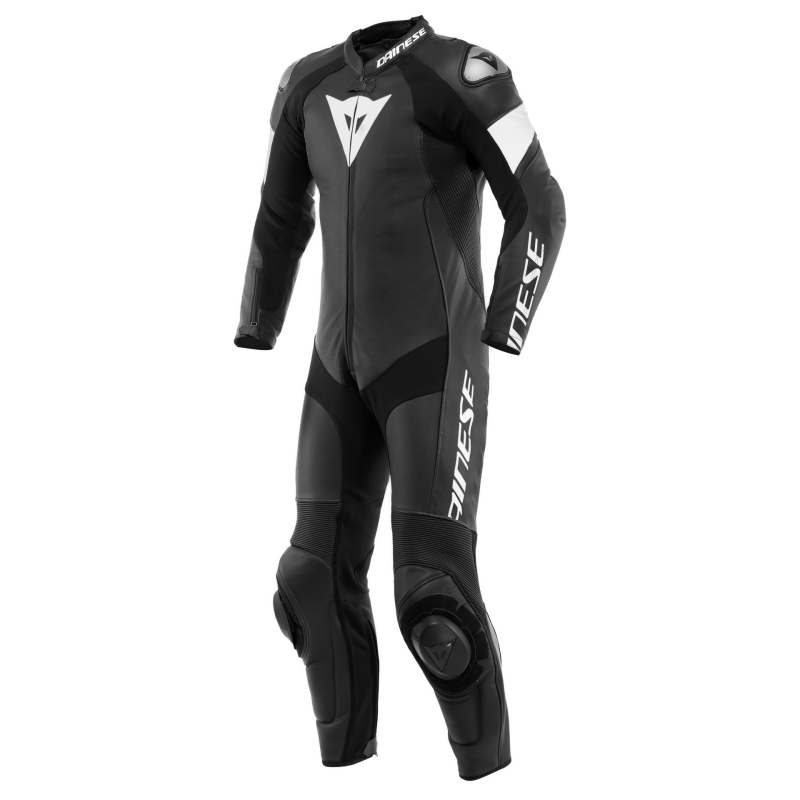 Dainese Tosa 1PC Leather Suit Perforated Black/Black/White