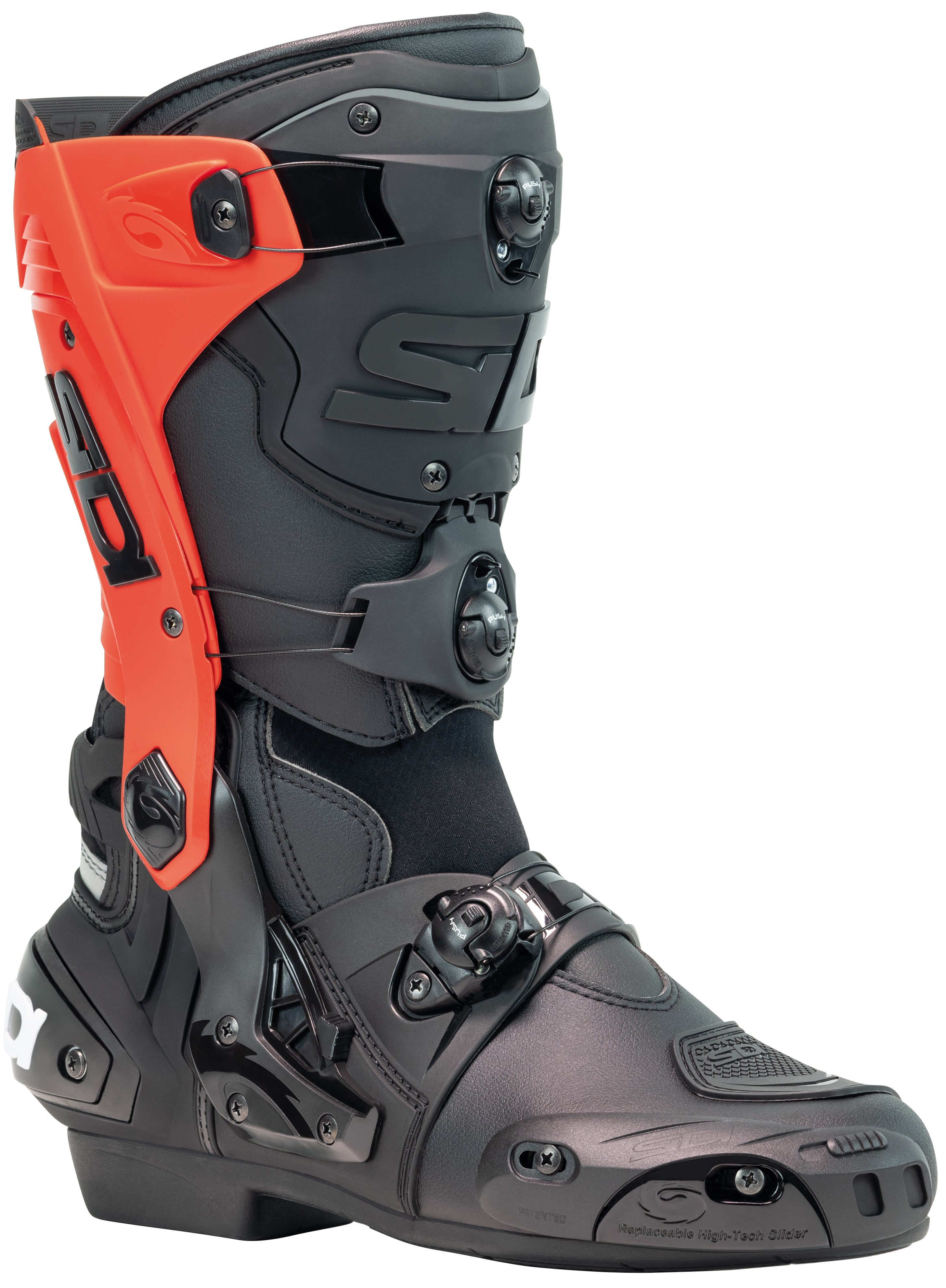 Sidi Rex Road Race Boots - Black/Red – Motor Psycho Sport