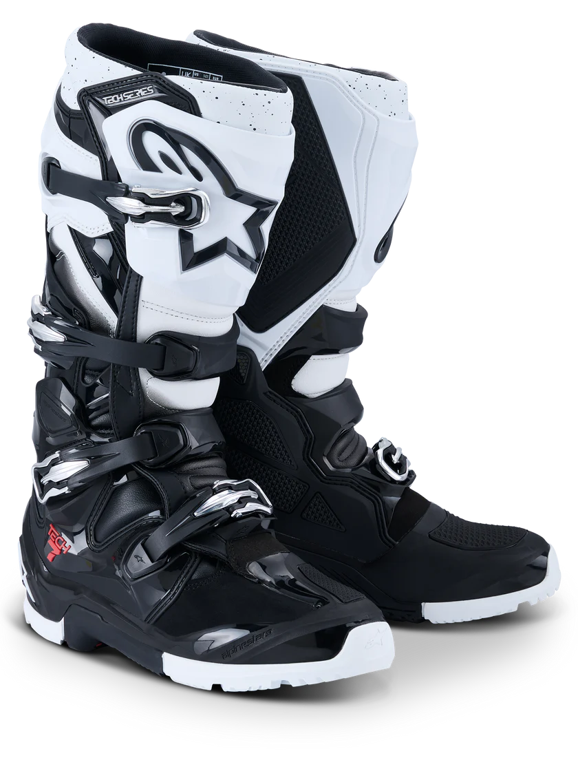 2026 Alpinestars Tech 7 Enduro Boots - Black/White – Motor Psycho