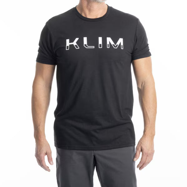 KLIM PETROL TRI-BLEND TEE - BLACK - WHITE