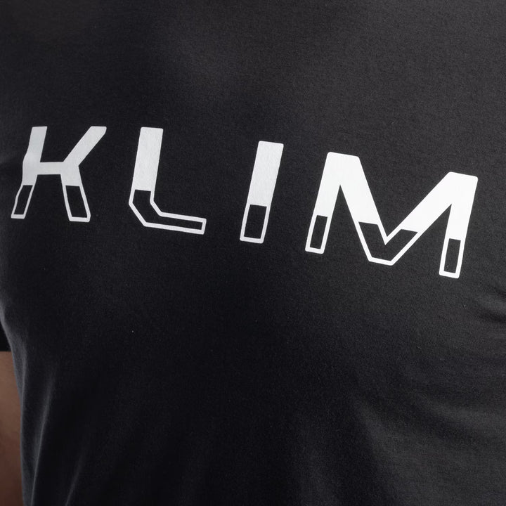 KLIM PETROL TRI-BLEND TEE - BLACK - WHITE