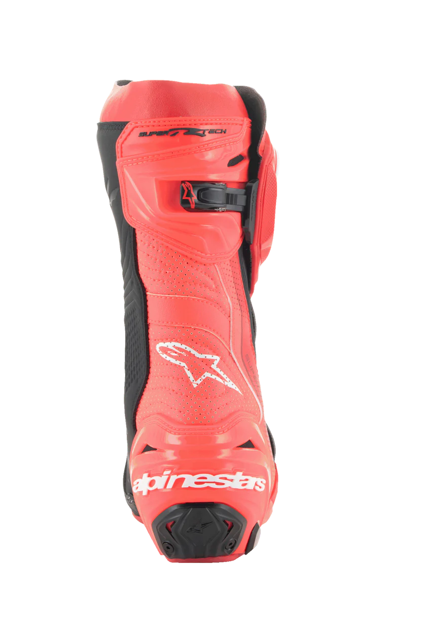 Alpinestars Supertech R Vented Boots - Bright Red/Red Fluo