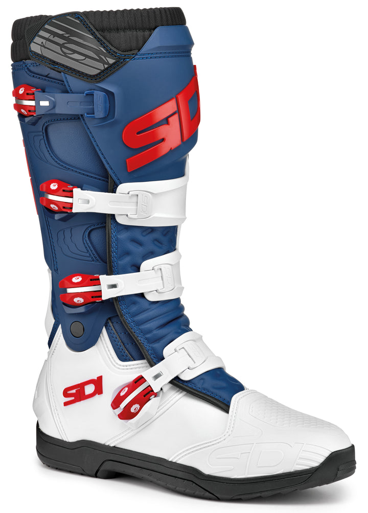 Sidi X Power SC Boot - White/Navy/Red