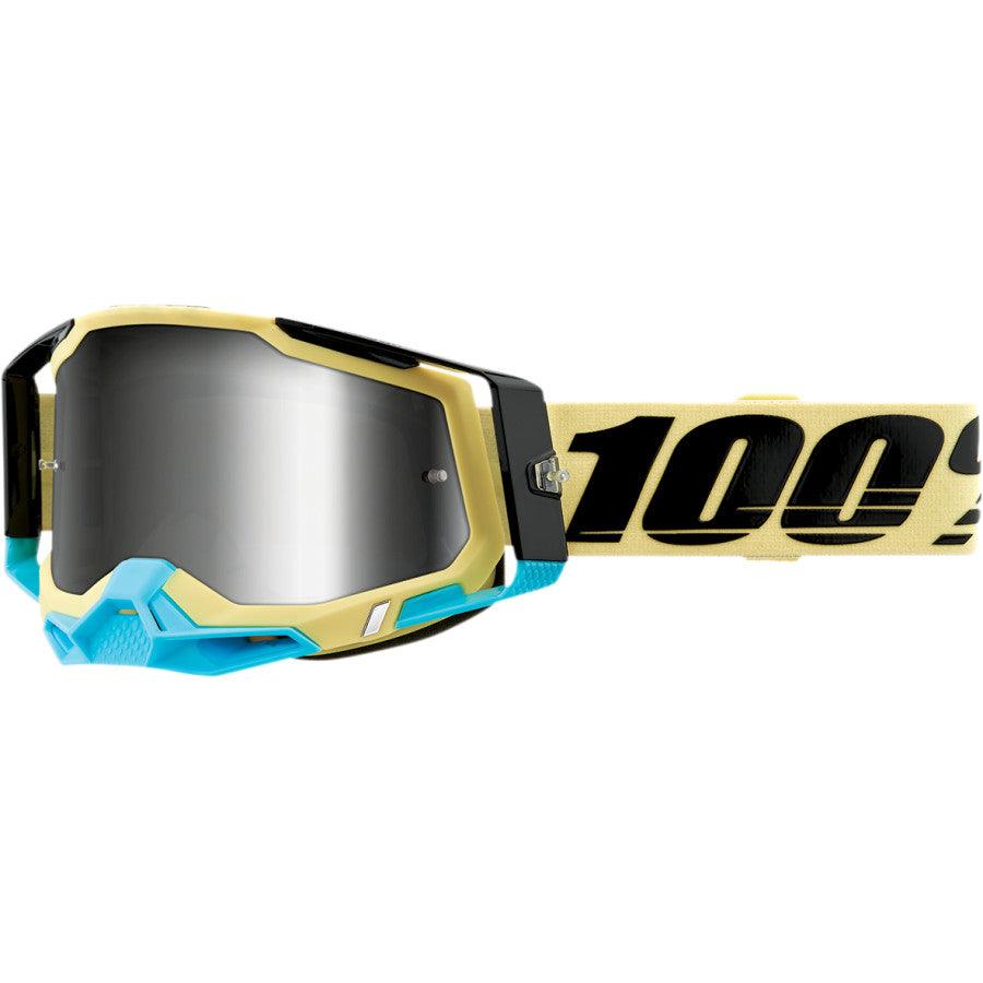 100% Racecraft 2 Goggles - Airblast - Silver Mirror