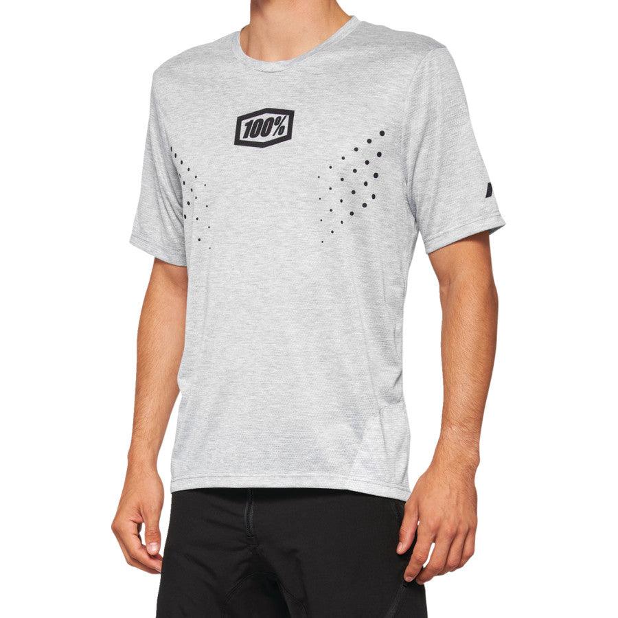 100% Airmatic Mesh Jersey - Short-Sleeve - Gray