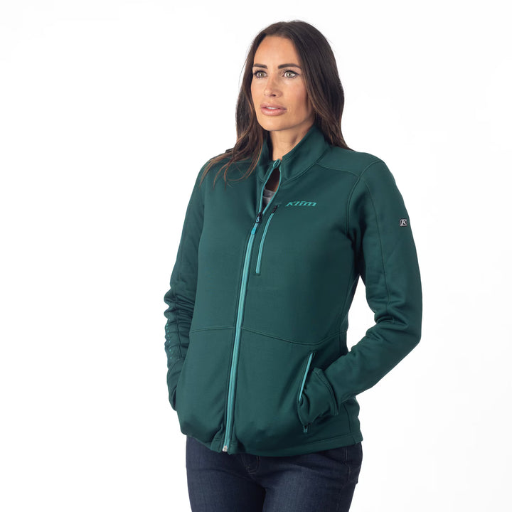 KLIM SUNDANCE JACKET - RAIN FOREST - GREEN-BLUE SLATE