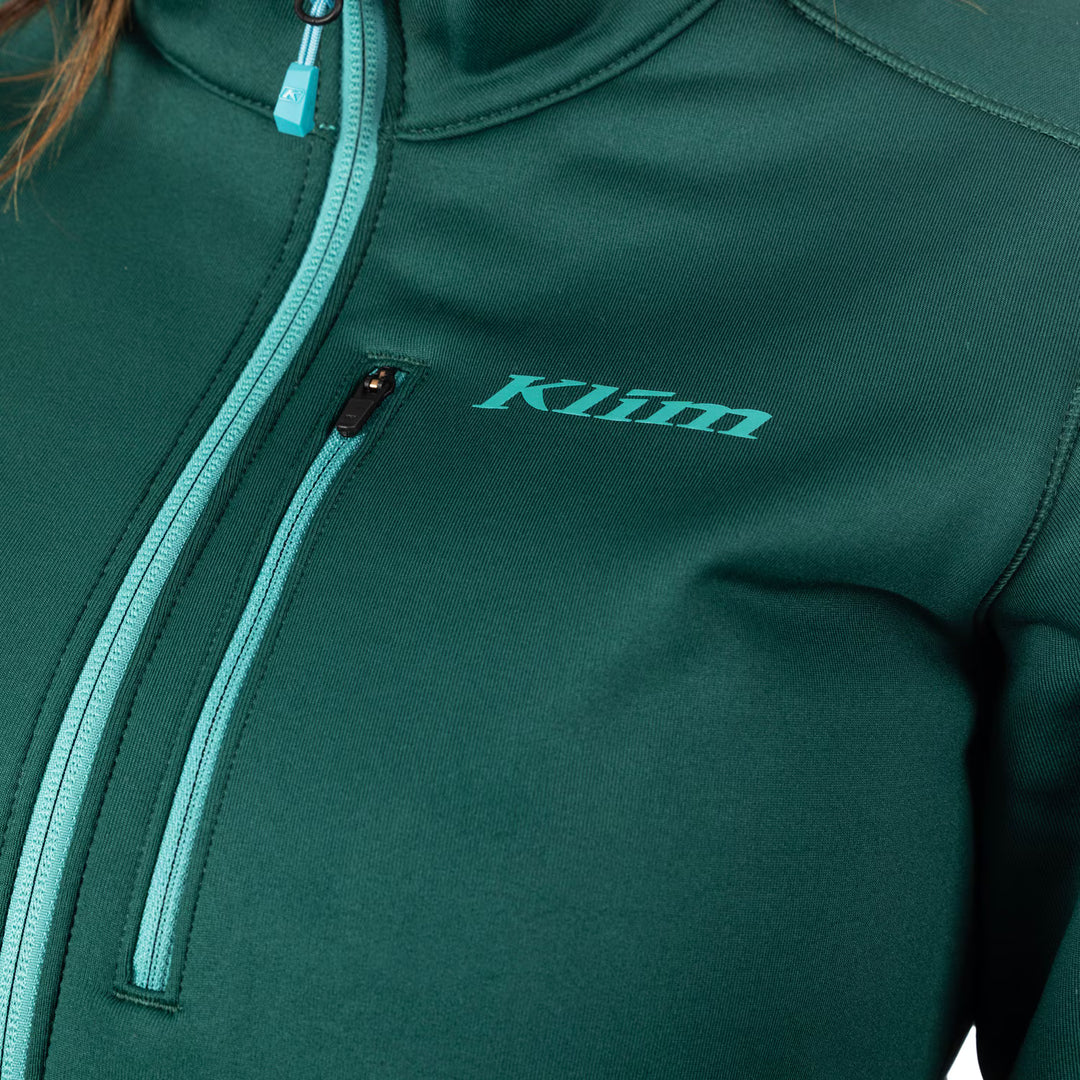 KLIM SUNDANCE JACKET - RAIN FOREST - GREEN-BLUE SLATE