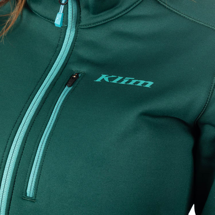 KLIM SUNDANCE JACKET - RAIN FOREST - GREEN-BLUE SLATE
