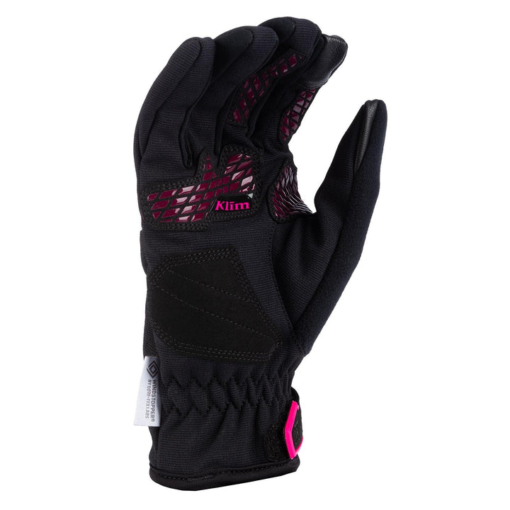 KLIM VERSA GLOVE - BLACK - PINK GLO