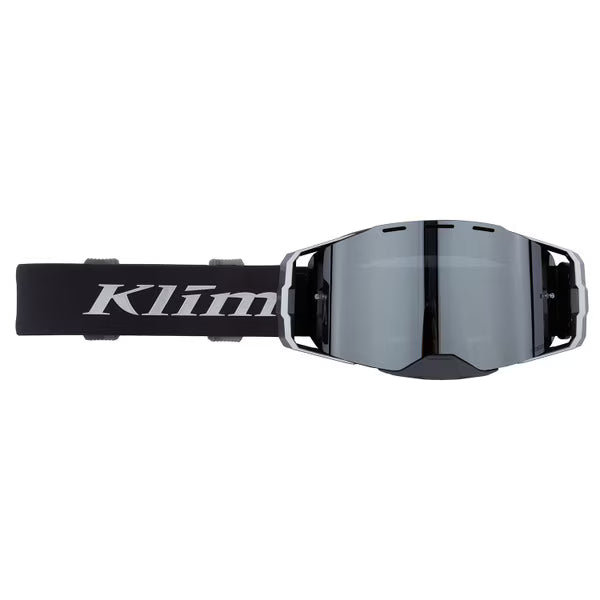 KLIM EDGE OFF-ROAD GOGGLE-ASPHALT MONUMENT DARK SMOKE SILVER MIRROR LENS