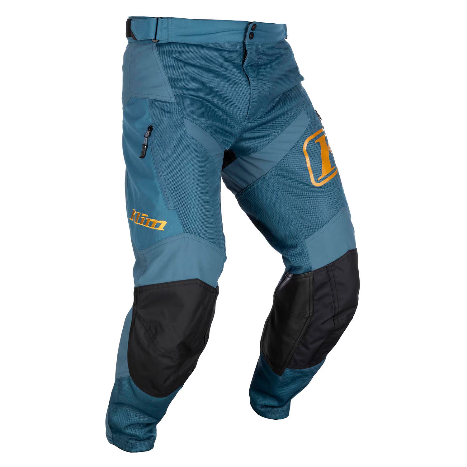 KLIM MOJAVE IN THE BOOT PANT - PETROL - GOLDEN BROWN – Motor
