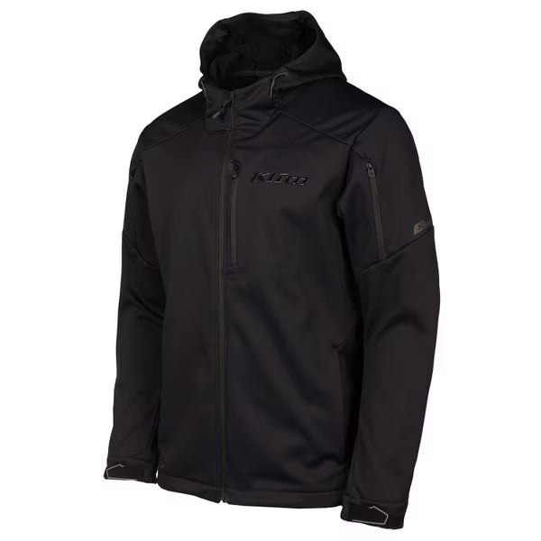 KLIM INVERSION HOODED JACKET - BLACK - METALLIC BLACK