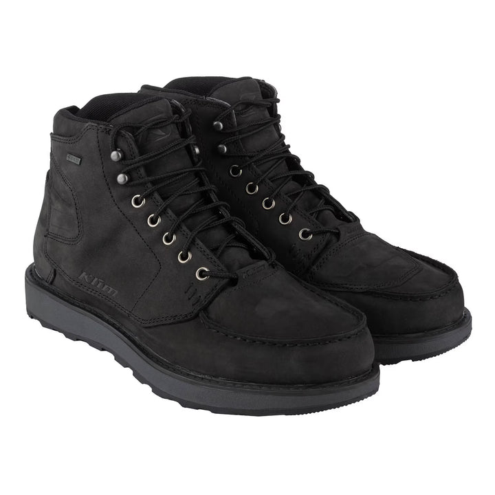 KLIM BLAK JAK GTX LEATHER BOOT - GUNMETAL BLACK