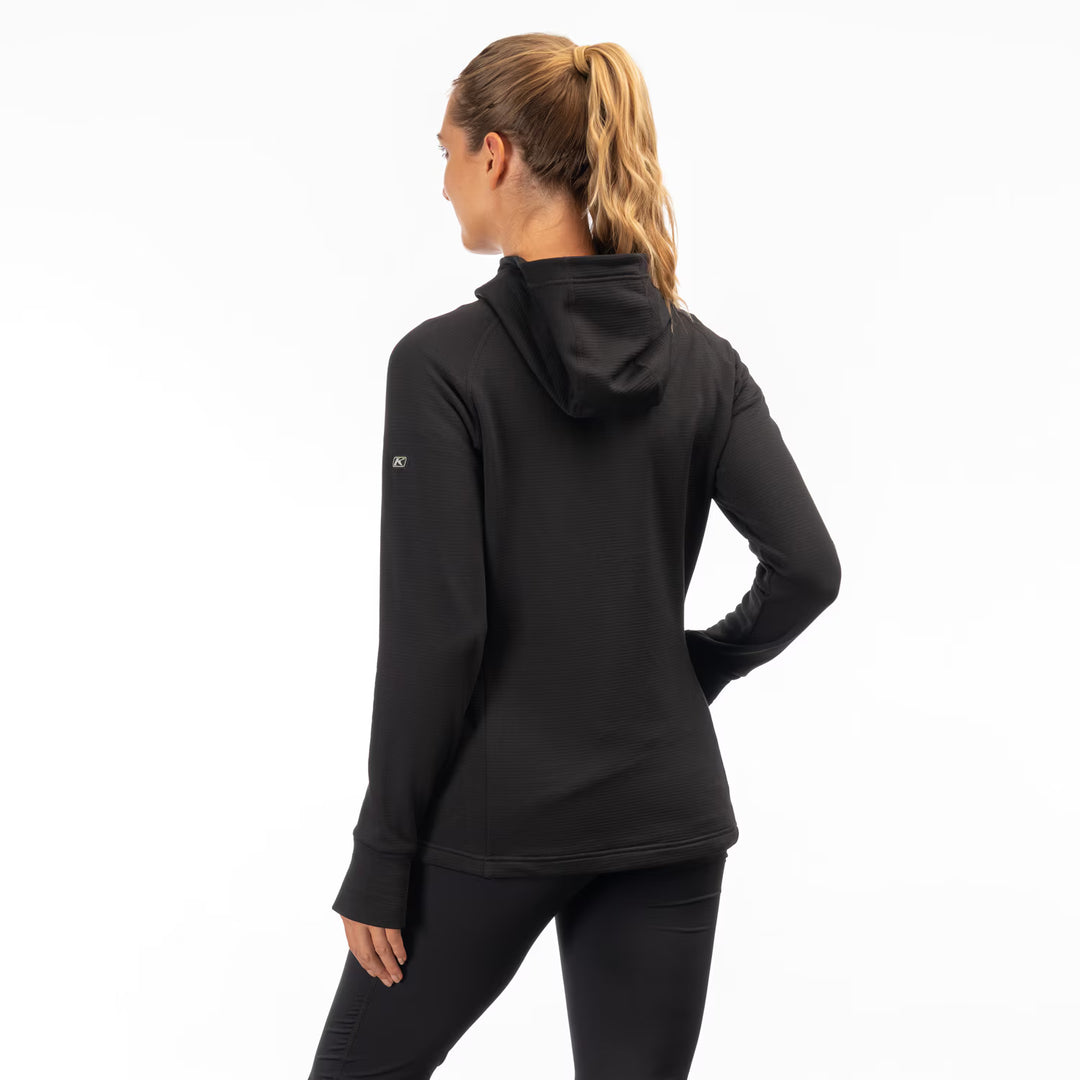 KLIM HALO HOODED JACKET - BLACK