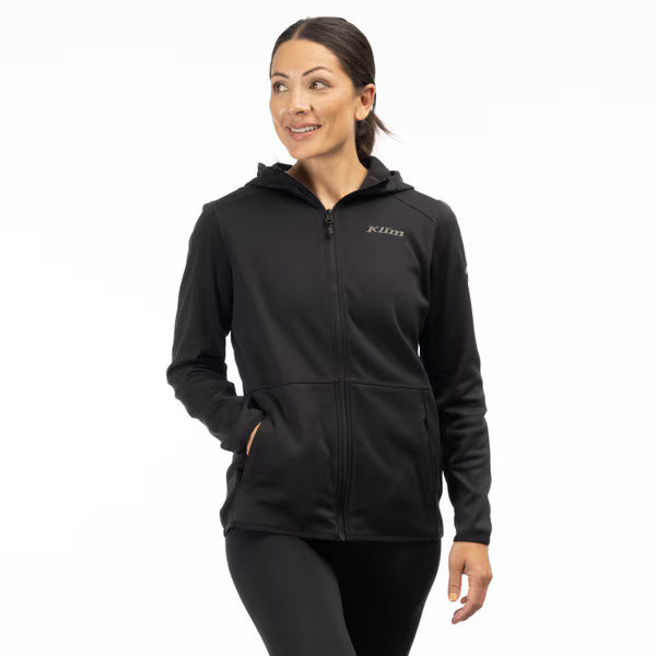 KLIM SOLITUDE HOODED JACKET - BLACK