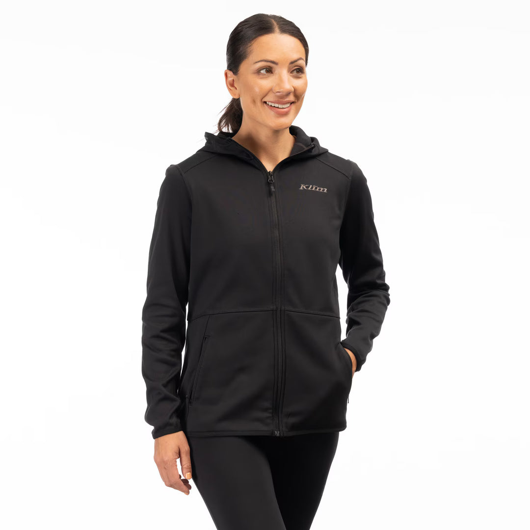 KLIM SOLITUDE HOODED JACKET - BLACK