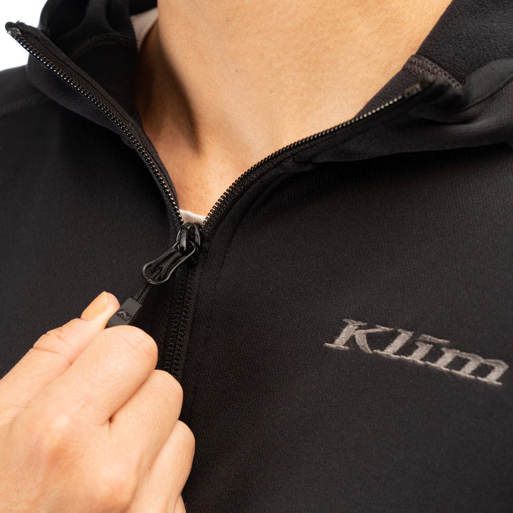 KLIM SOLITUDE HOODED JACKET - BLACK