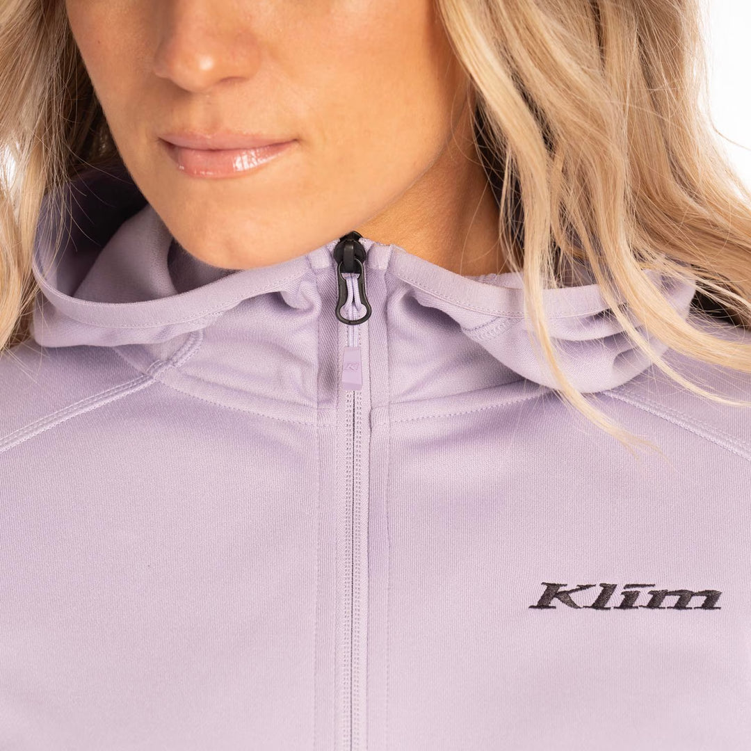 KLIM SOLITUDE HOODED JACKET - WISTERIA/BLACK