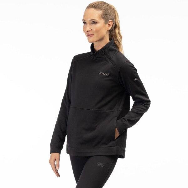 KLIM SOLITUDE ASYM PULLOVER - BLACK