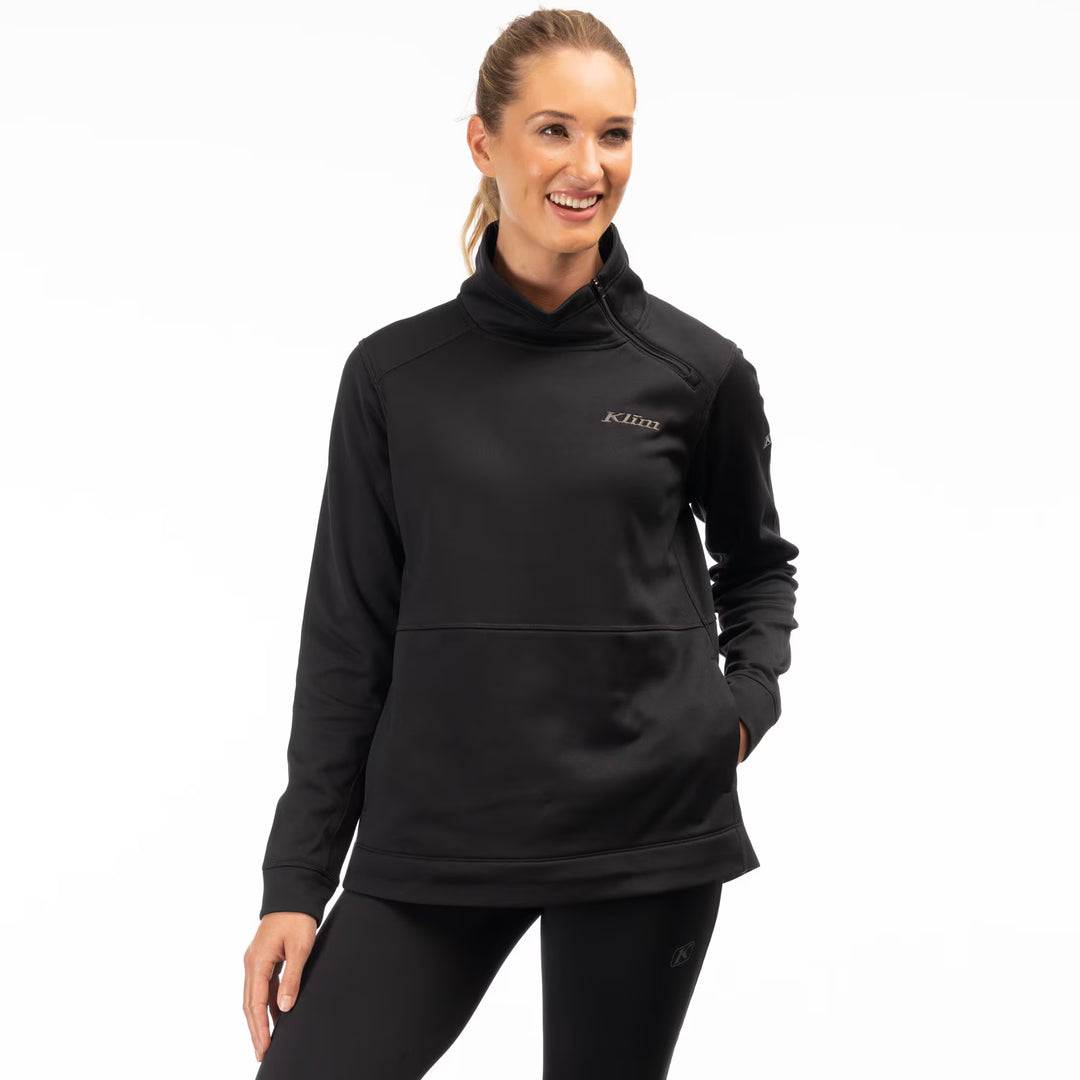 KLIM SOLITUDE ASYM PULLOVER - BLACK