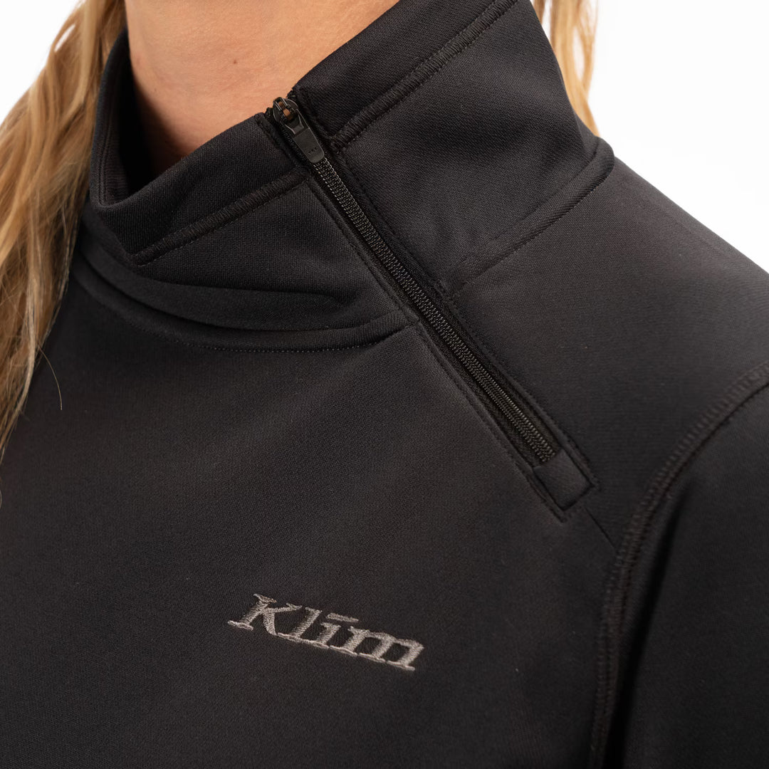 KLIM SOLITUDE ASYM PULLOVER - BLACK