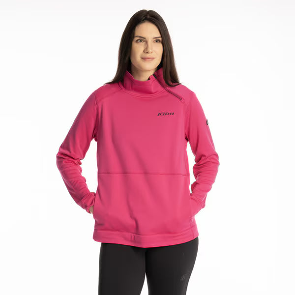 KLIM SOLITUDE ASYM PULLOVER - FUCHSIA RED