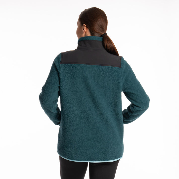 KLIM HIGH PILE MOUNTAIN FLEECE PULLOVER - REFLECTING POND - MILKY BLUE