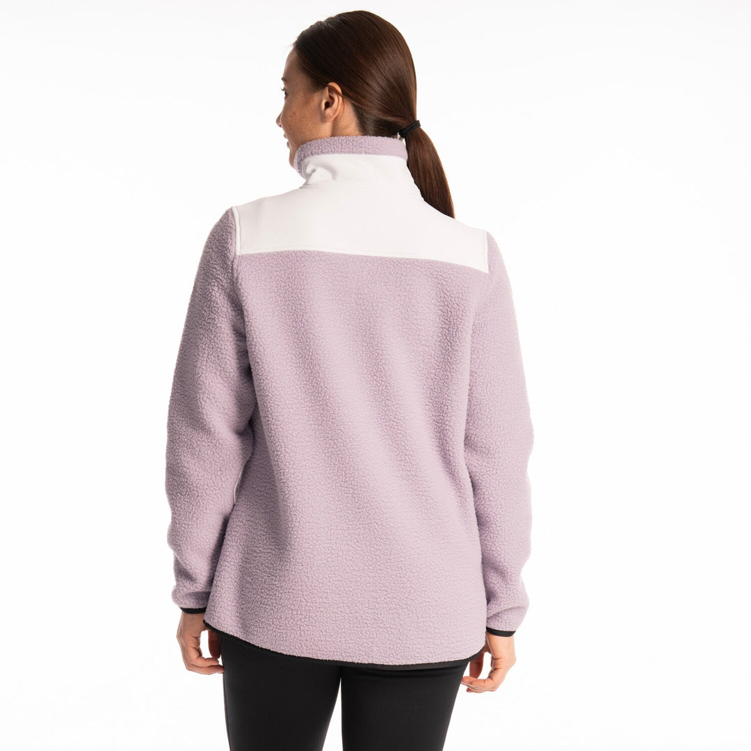 KLIM HIGH PILE MOUNTAIN FLEECE PULLOVER - WISTERIA - BLACK