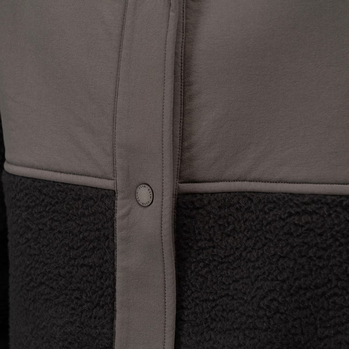 KLIM HIGH PILE MOUNTAIN FLEECE JACKET - BLACK - ASPHALT