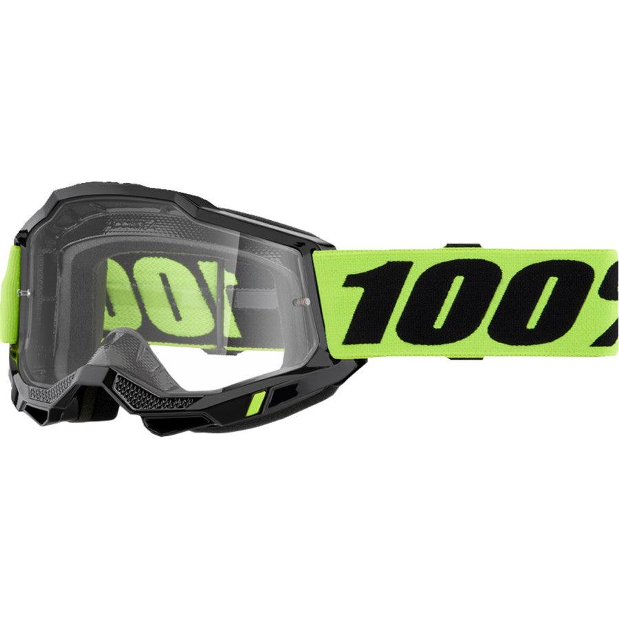 100% Accuri 2 Goggle - Neon Yellow - Clear