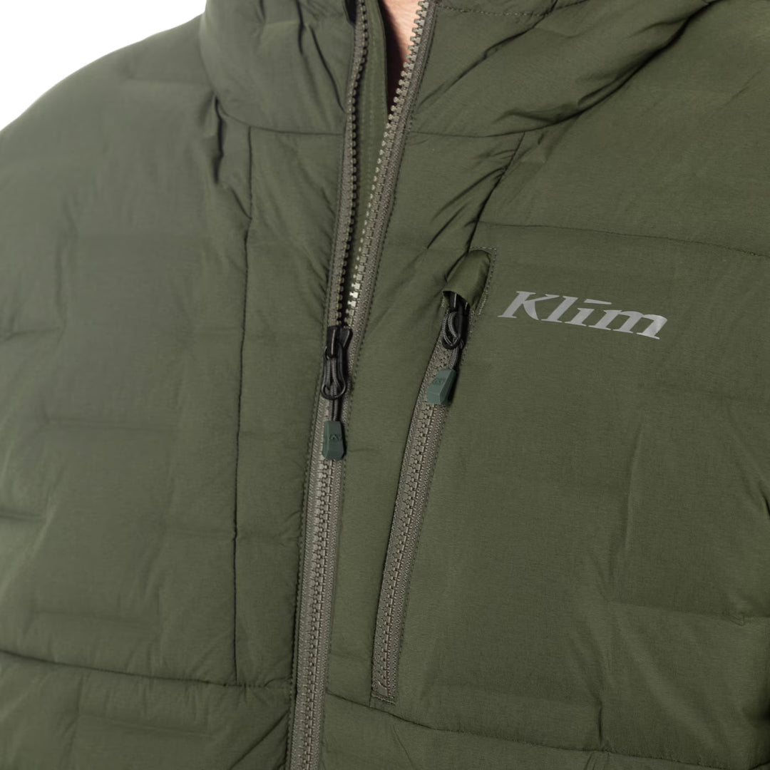 KLIM BOULDER STRETCH DOWN HOODED JACKET - DUFFEL BAG