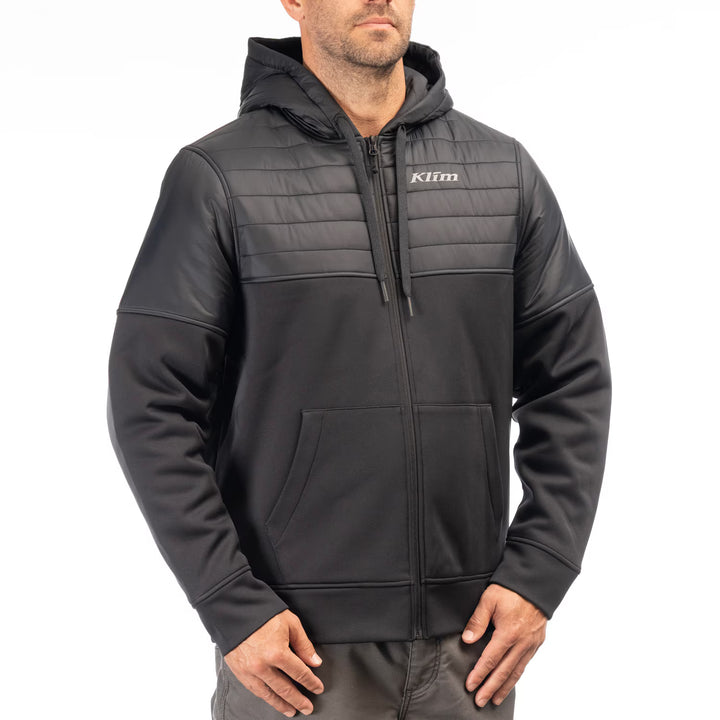 KLIM TAMARACK INSULATED ZIP HOODIE - BLACK