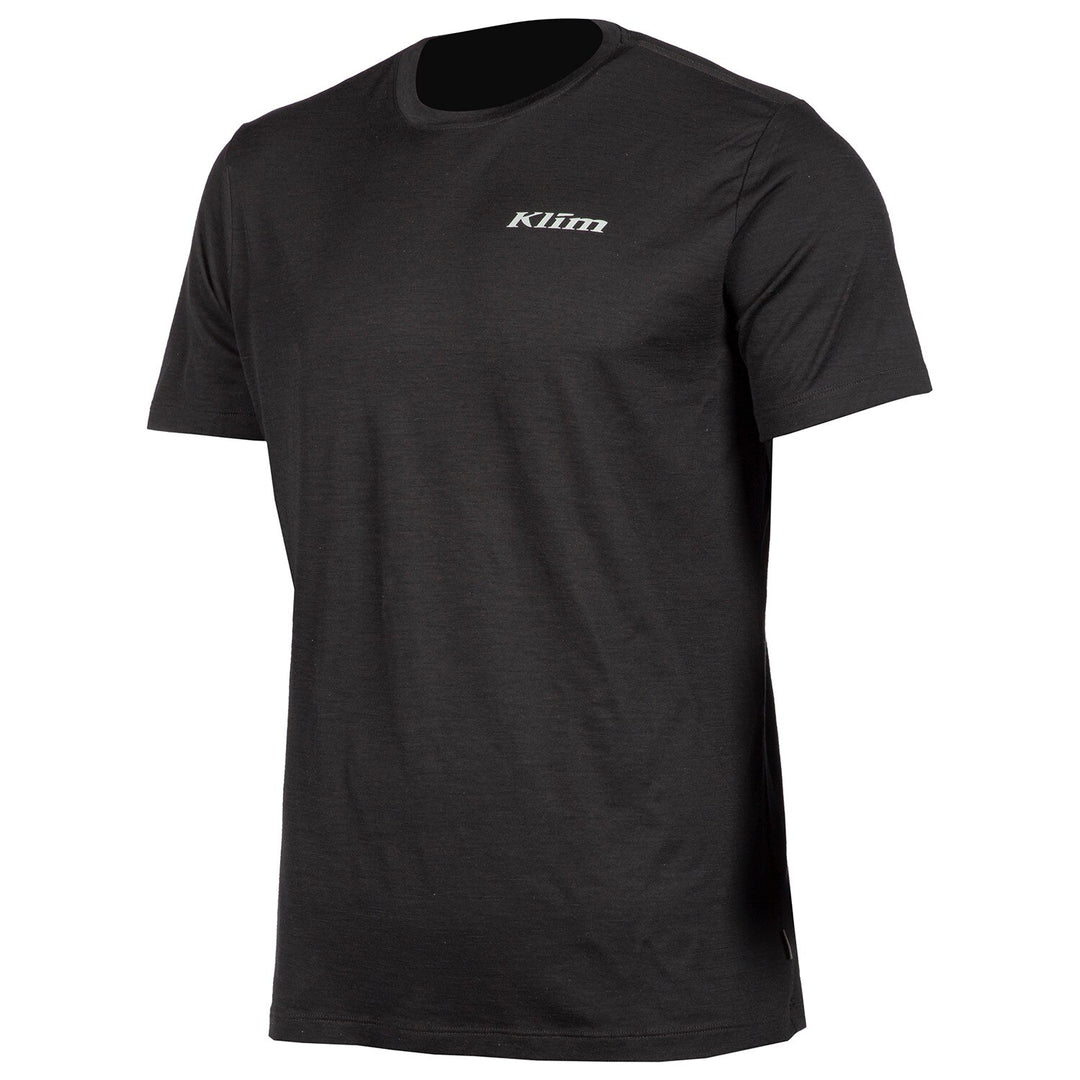 KLIM TETON MERINO WOOL SS SHIRT - BLACK