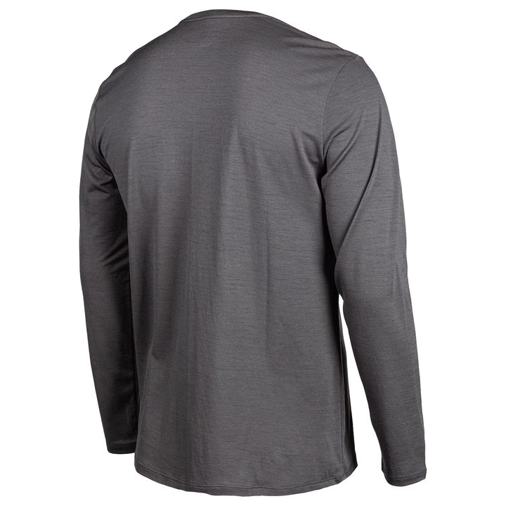 KLIM TETON MERINO WOOL LS SHIRT - ASPHALT