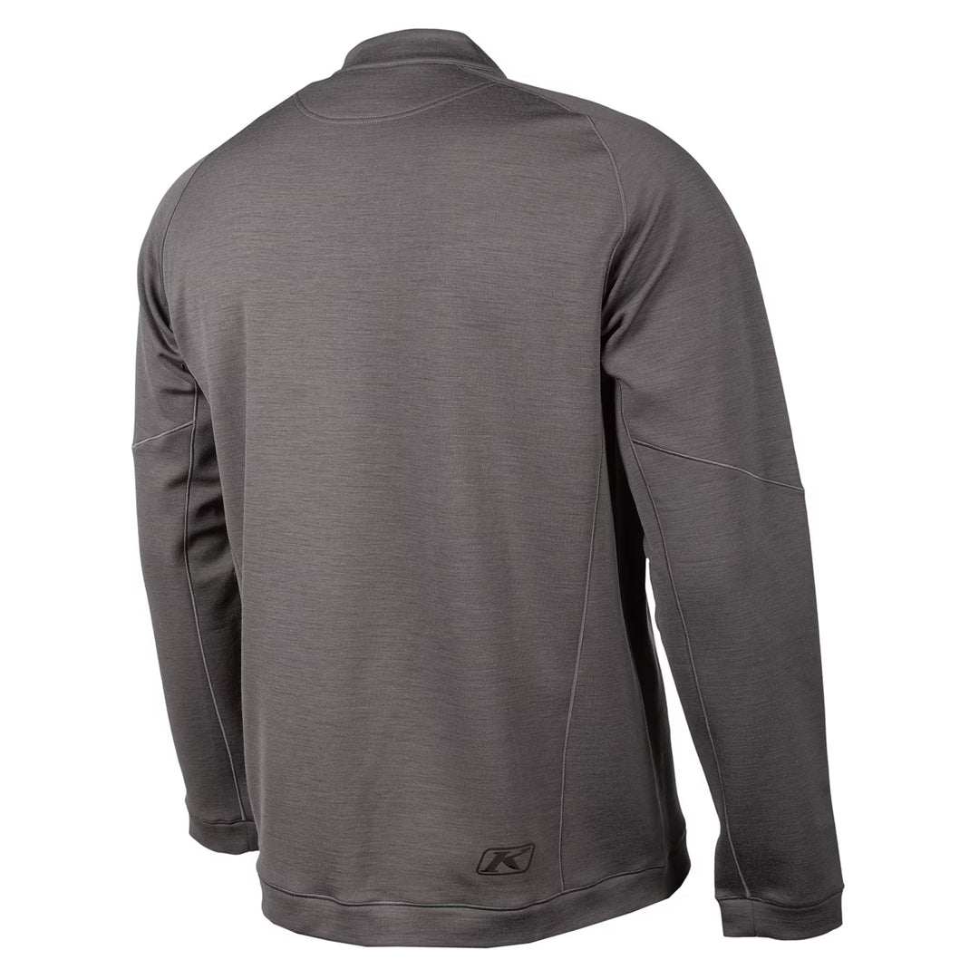 KLIM TETON MERINO WOOL 1/4 ZIP - ASPHALT