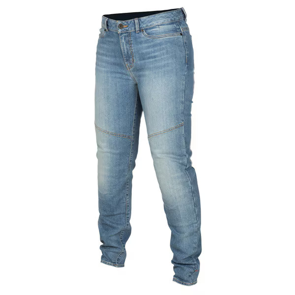 KLIM BETTY TAPERED STRETCH JEAN - ICE BLUE