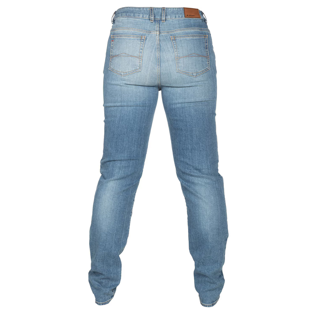 KLIM BETTY TAPERED STRETCH JEAN - ICE BLUE