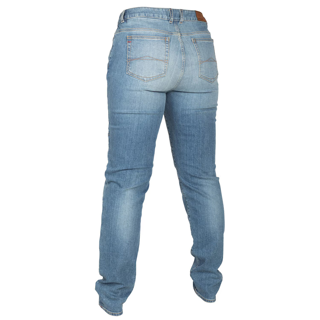 KLIM BETTY TAPERED STRETCH JEAN - ICE BLUE