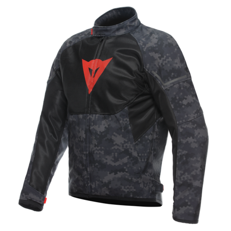 Dainese Ignite Air Tex Jacket Camo-Gray/Black/Fluorescent-Red