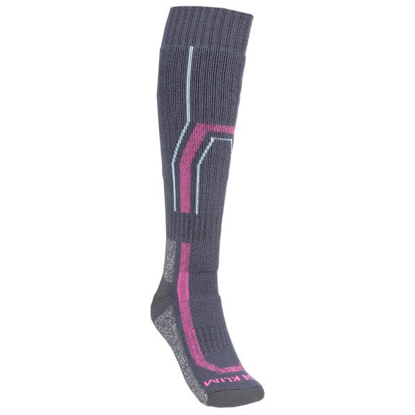 KLIM SOLSTICE SOCK 3.0 - ASPHALT - KNOCKOUT PINK