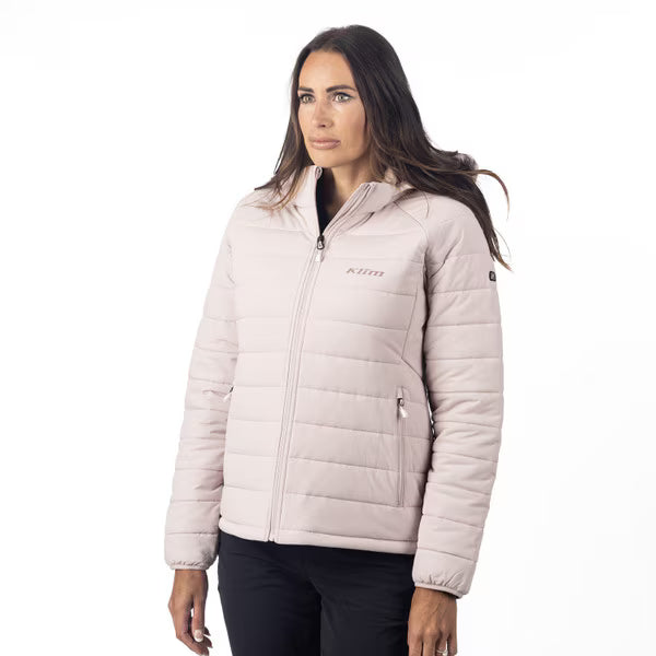 KLIM WAVERLY STRETCH INSULATED HOODED JACKET - BURNISHED LILAC