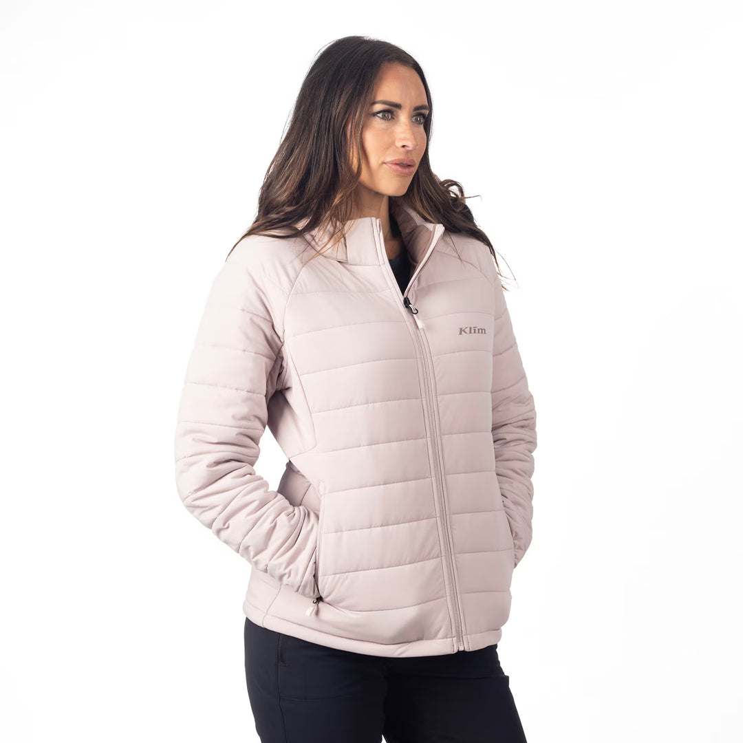 KLIM WAVERLY STRETCH INSULATED HOODED JACKET - BURNISHED LILAC