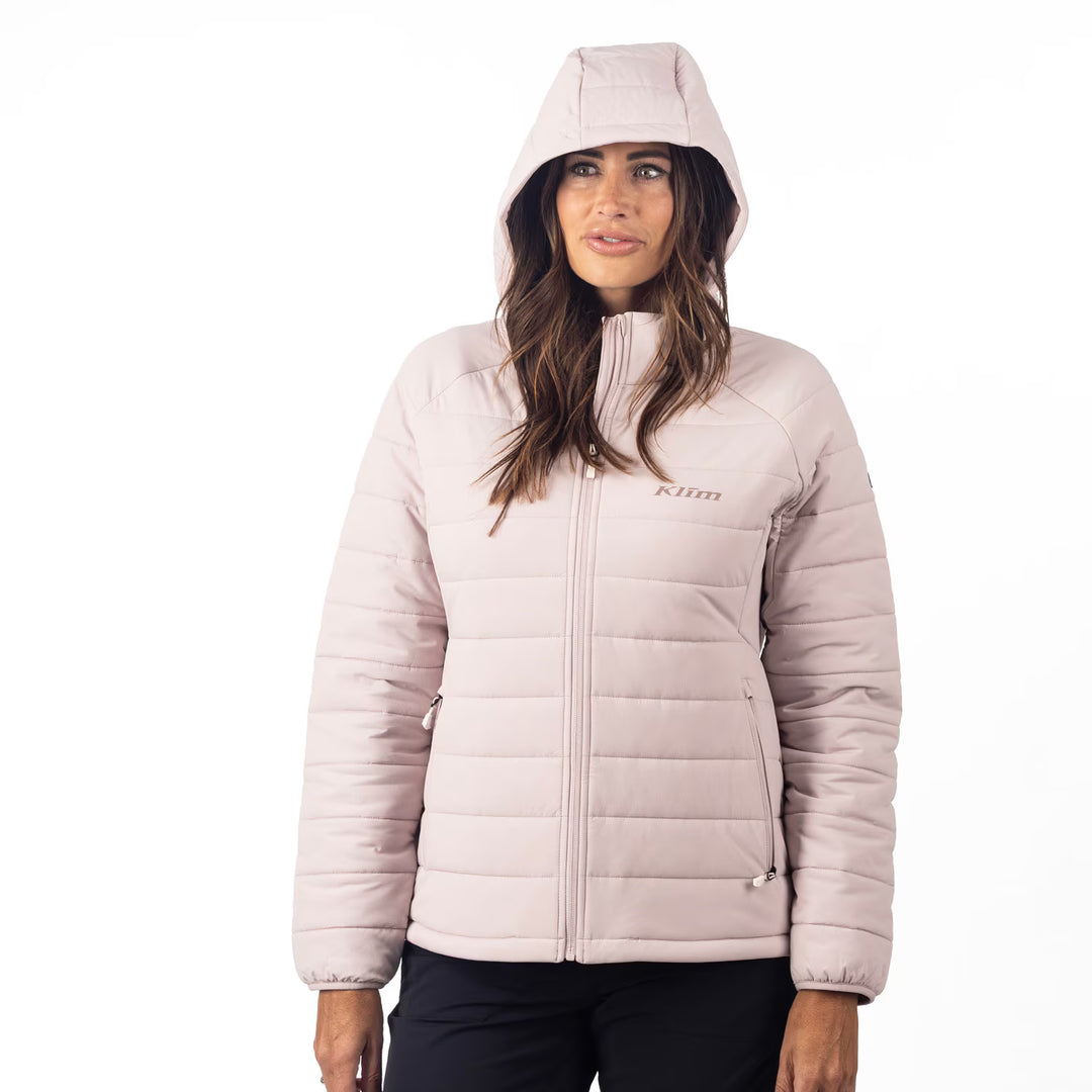 KLIM WAVERLY STRETCH INSULATED HOODED JACKET - BURNISHED LILAC