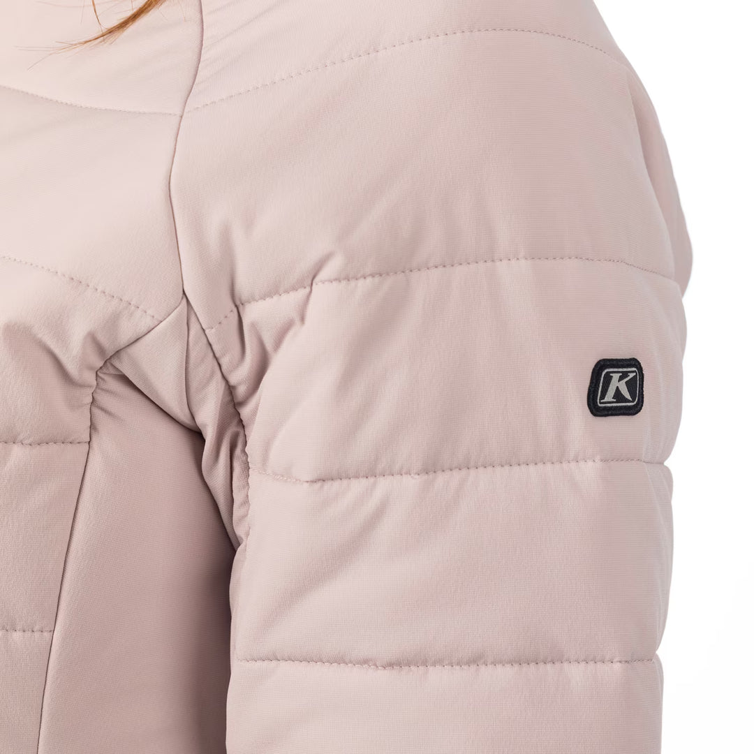 KLIM WAVERLY STRETCH INSULATED HOODED JACKET - BURNISHED LILAC