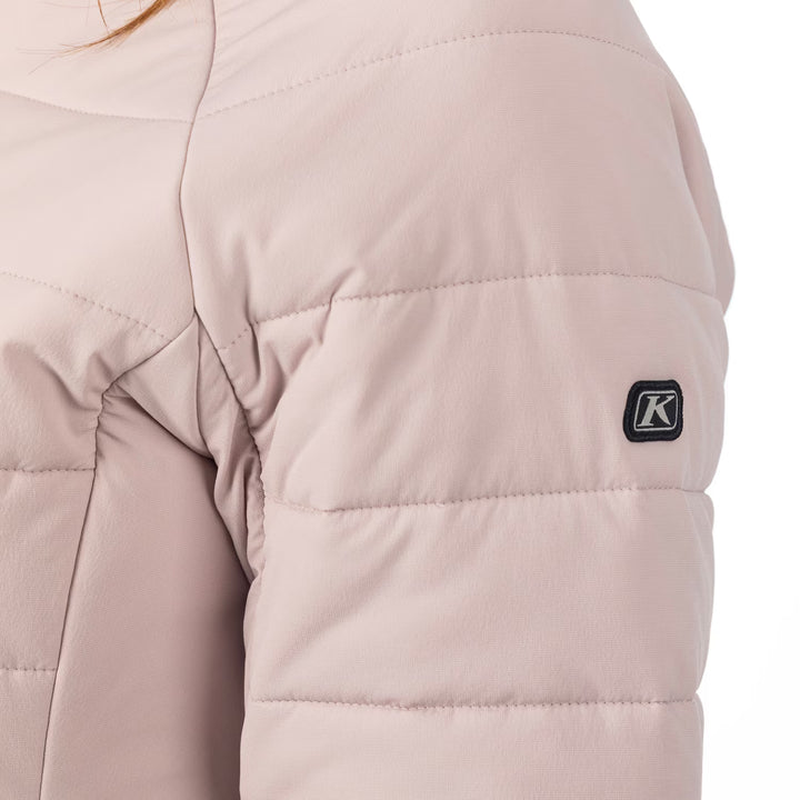 KLIM WAVERLY STRETCH INSULATED HOODED JACKET - BURNISHED LILAC